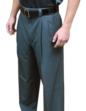 Smitty NEW EXPANDER WAISTBAND - 4-Way Stretch Pleated Base Pants-Charcoal Grey