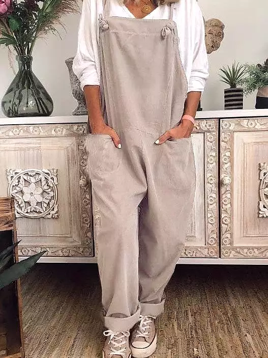 Stylish and Versatile Women's Baggy Overalls in Multiple Colors and Sizes