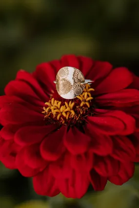 Sunflower Stamped Ring