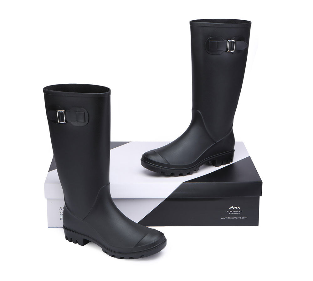 TARRAMARRA Rainboots ,Tall Gumboots Women Veronica With Wool Insoles