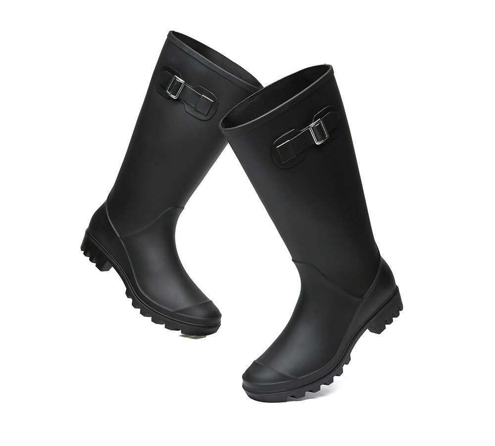 TARRAMARRA Rainboots ,Tall Gumboots Women Veronica With Wool Insoles