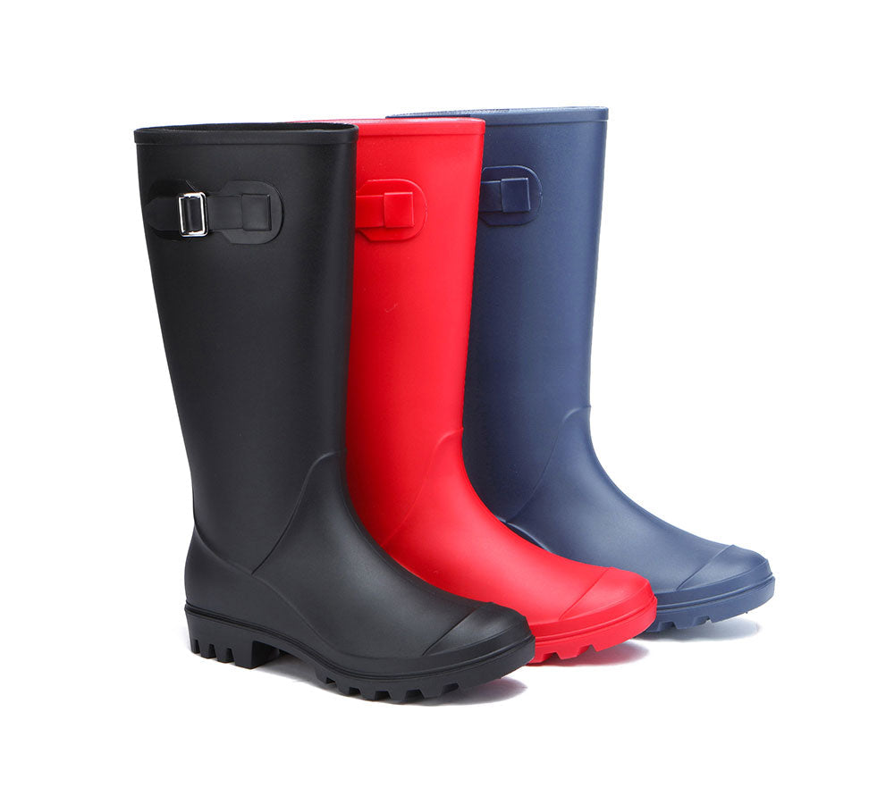 TARRAMARRA Rainboots ,Tall Gumboots Women Veronica With Wool Insoles