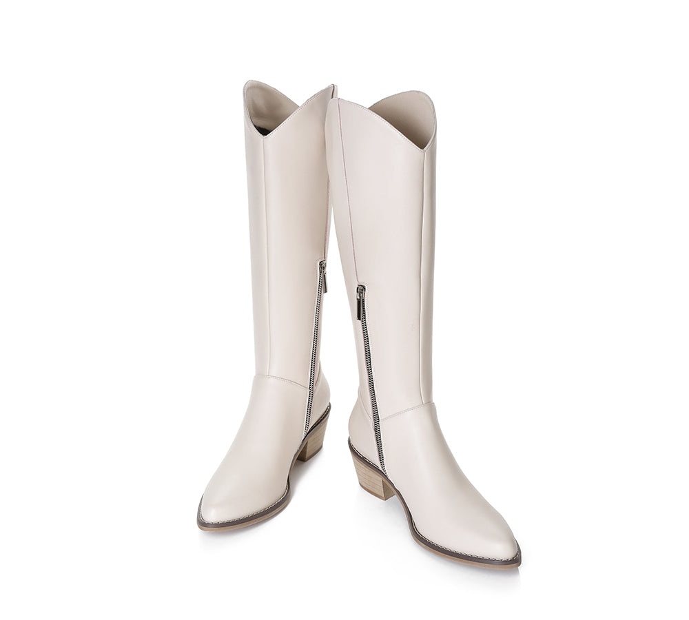 TARRAMARRA Women Leather Boots Catalina Knee-High