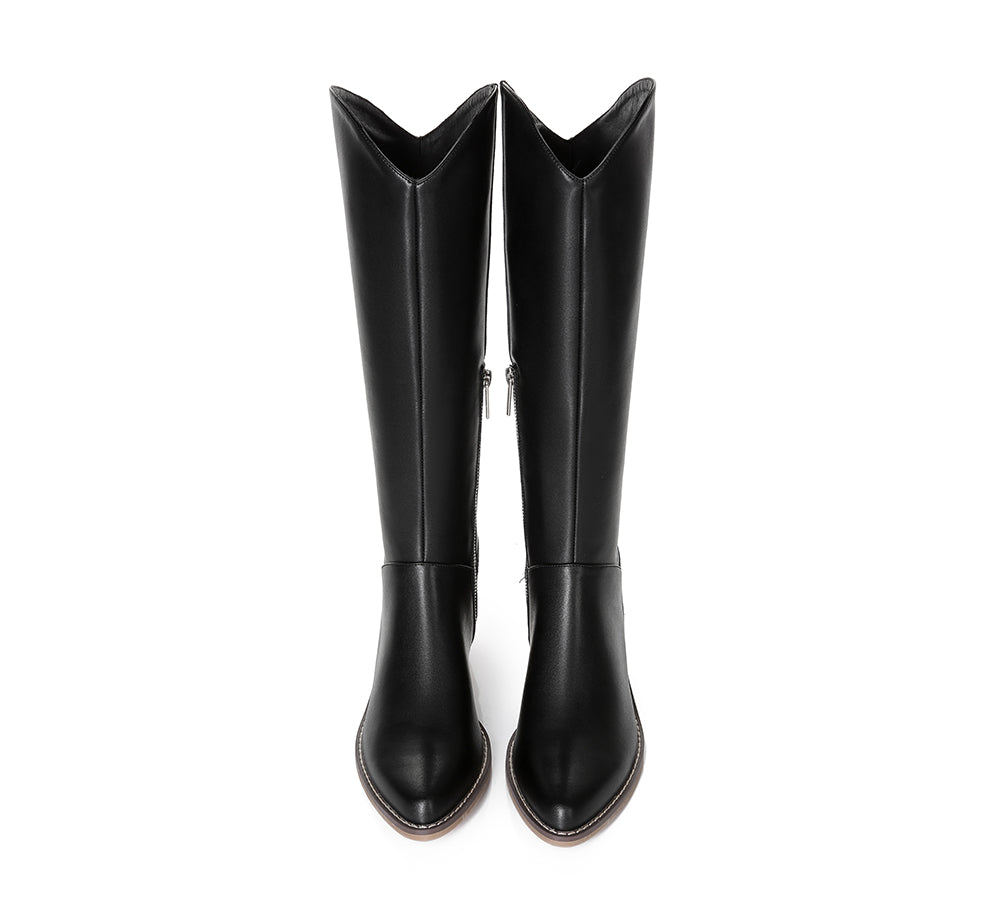 TARRAMARRA Women Leather Boots Catalina Knee-High