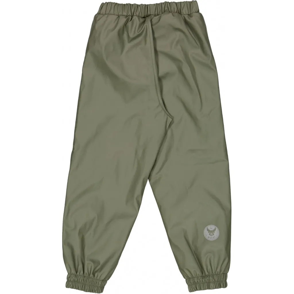 Thermo rain pants Um - tea leaf