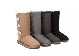 UGG Australian Shepherd Australian Premium Double Face Sheepskin Tall Triple Button Water Resistant Boots