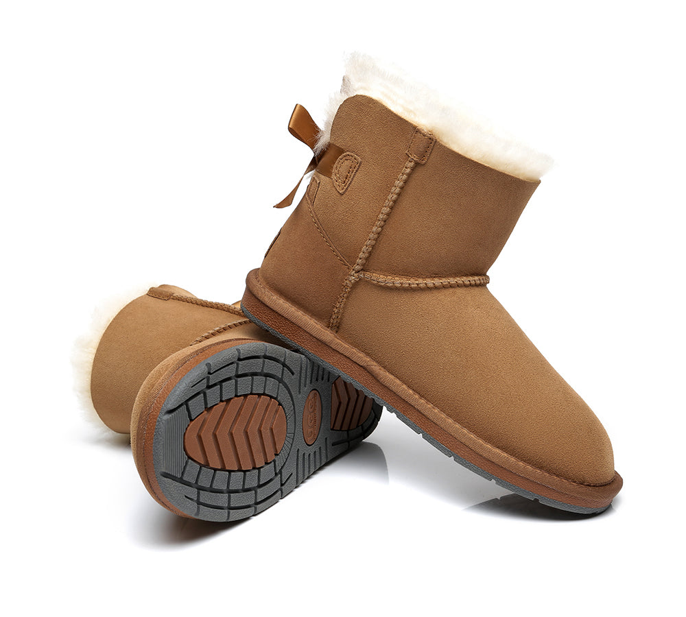 UGG Australian Shepherd Single Back Bow Women Mini Ugg Boots