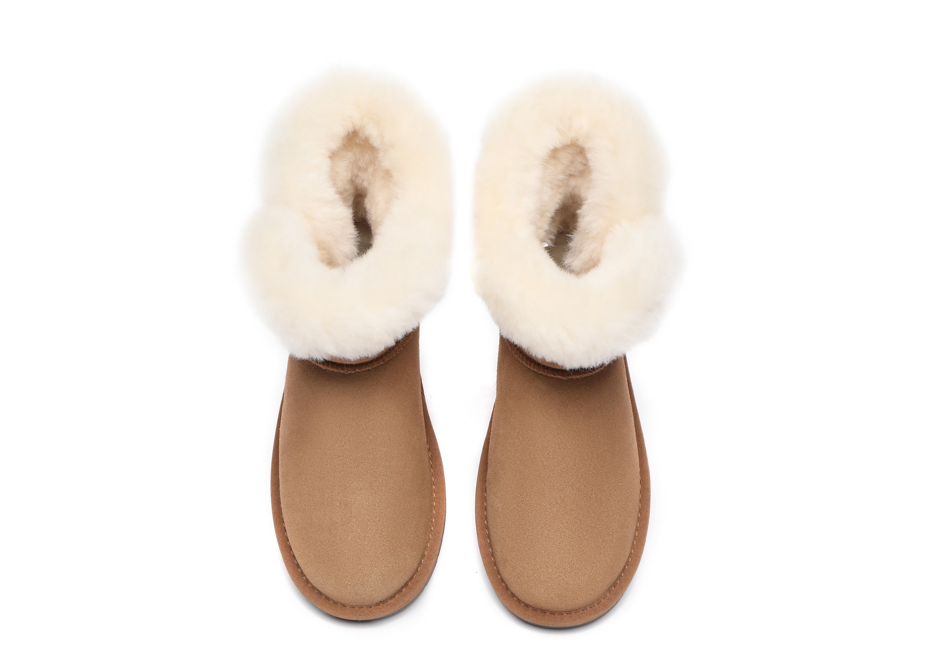 UGG Australian Shepherd Tiara Fluffy Top Women Mini Ugg Boots