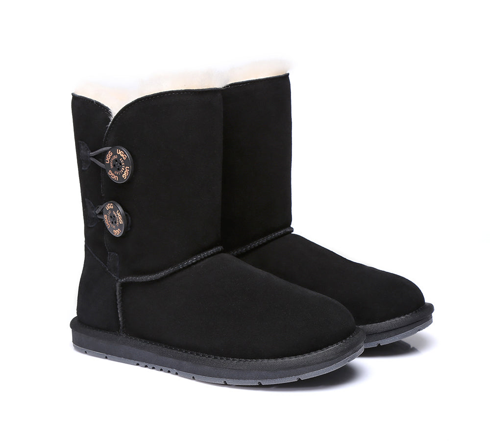 UGG Australian Shepherd Twin Buttons Short Boots