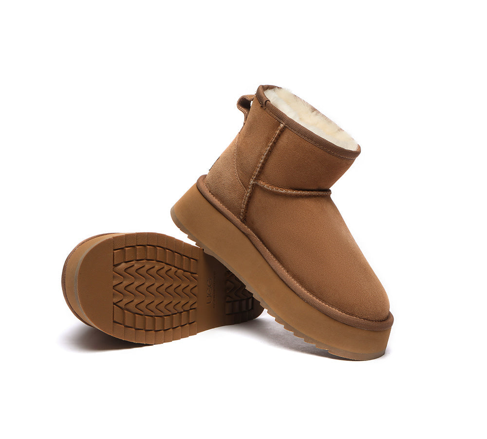 UGG Australian Shepherd Ugg Mini Platform Ugg Boots Thick Bottom Mini Classic