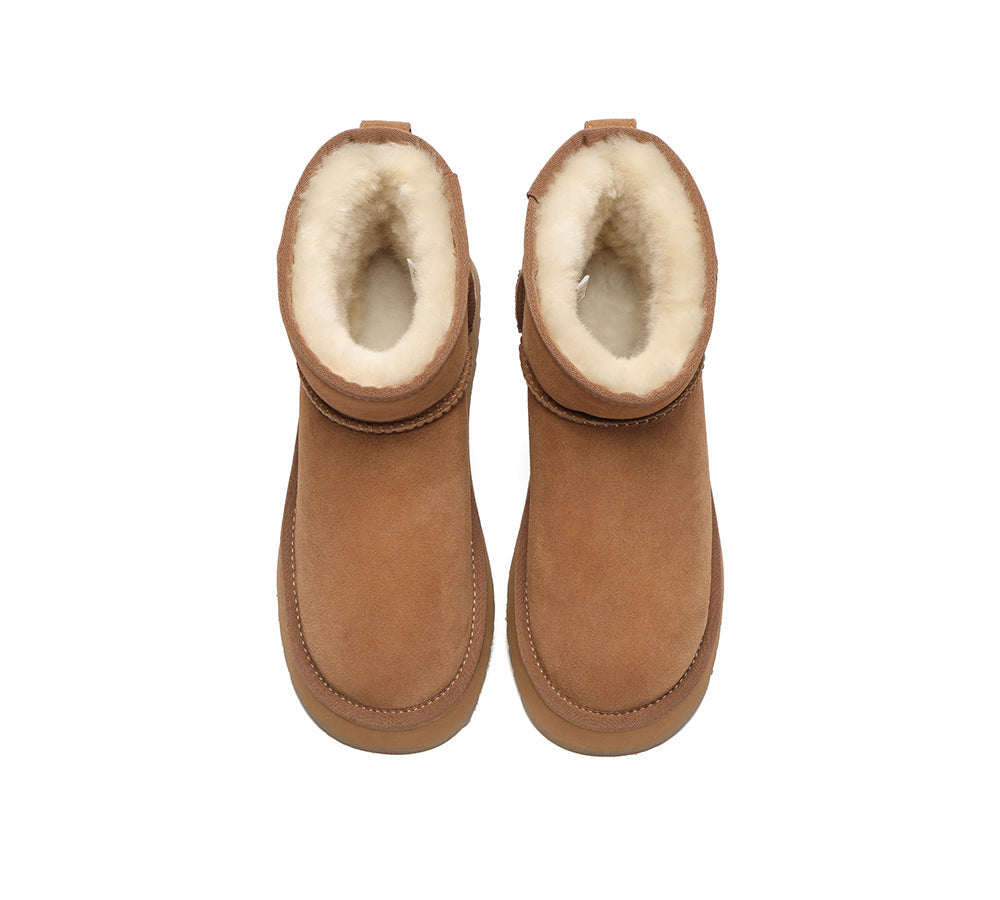 UGG Australian Shepherd Ugg Mini Platform Ugg Boots Thick Bottom Mini Classic