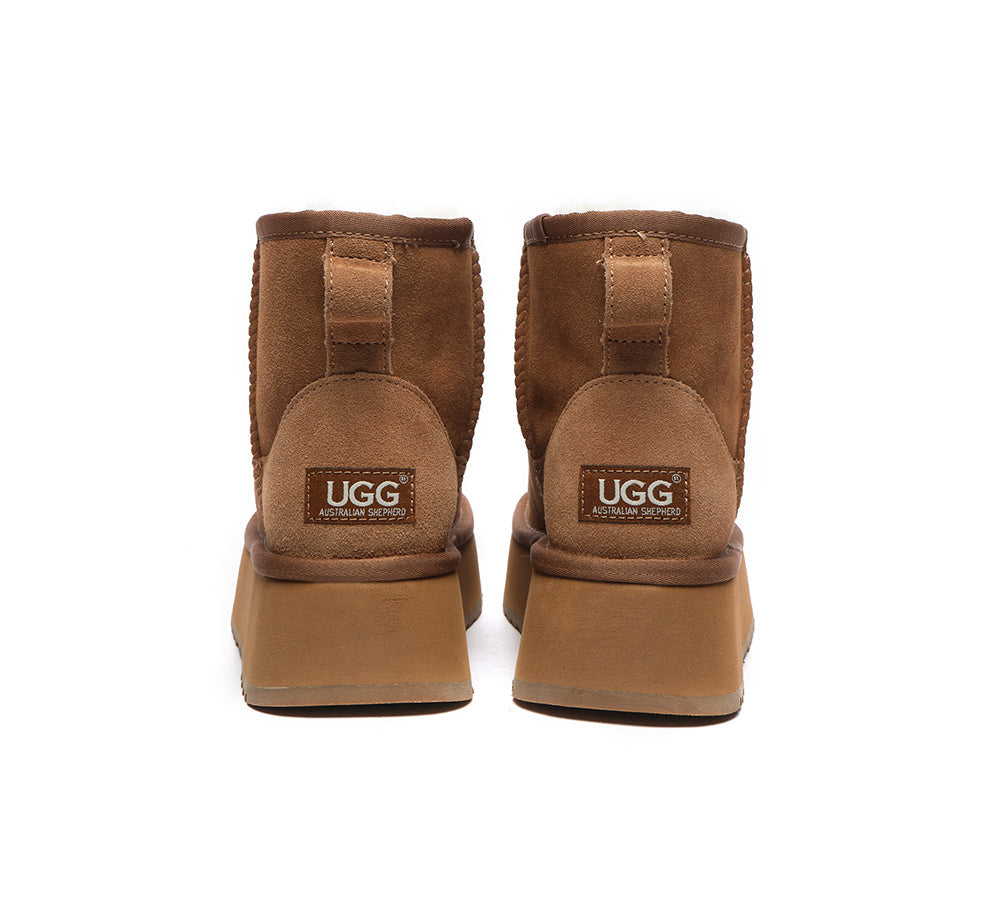 UGG Australian Shepherd Ugg Mini Platform Ugg Boots Thick Bottom Mini Classic