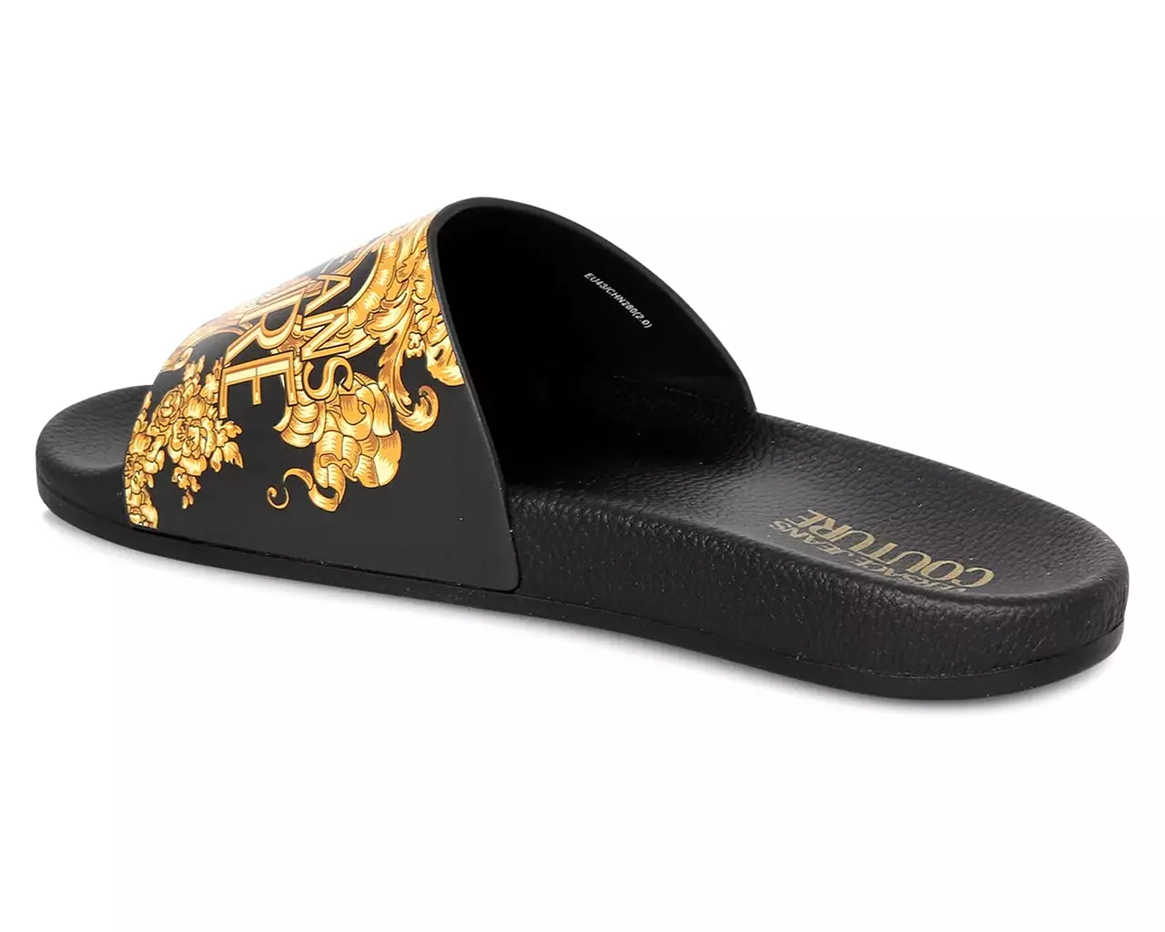 Versace Jeans Couture ZS365 Baroque Logo Slider Black