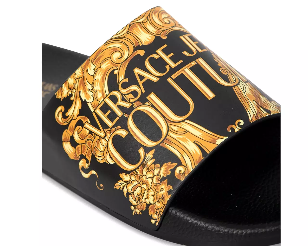 Versace Jeans Couture ZS365 Baroque Logo Slider Black