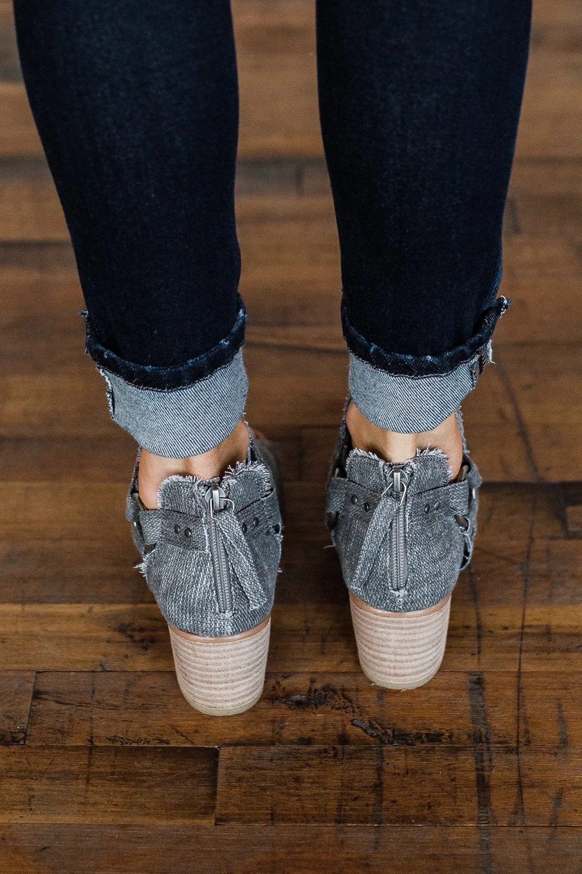 Very G Solange Booties- Grey