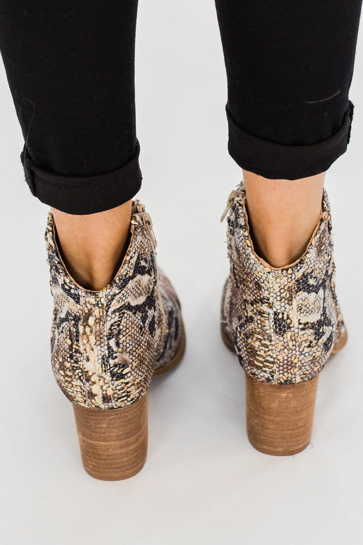 Very G Sprinkle Booties- Gold