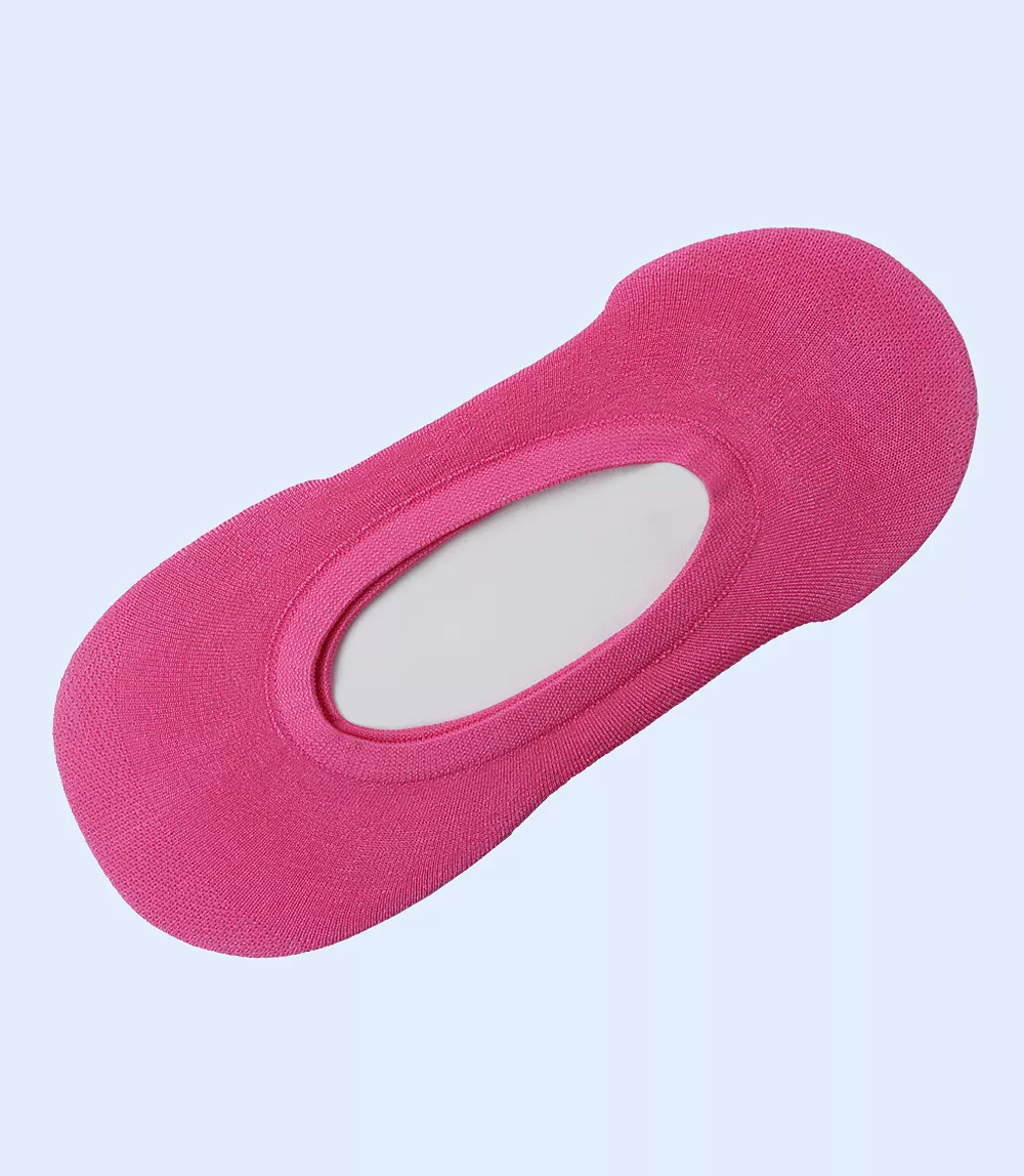 WA1359-FUSHIA-Women No-show Socks