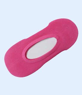 WA1359-FUSHIA-Women No-show Socks