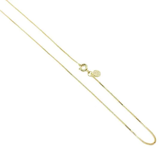 Waterproof Gold Filled Dainty Box Chain