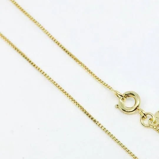 Waterproof Gold Filled Dainty Box Chain