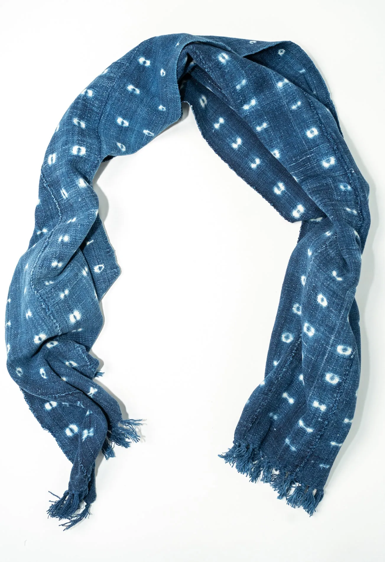 West African Indigo Handloomed Scarves