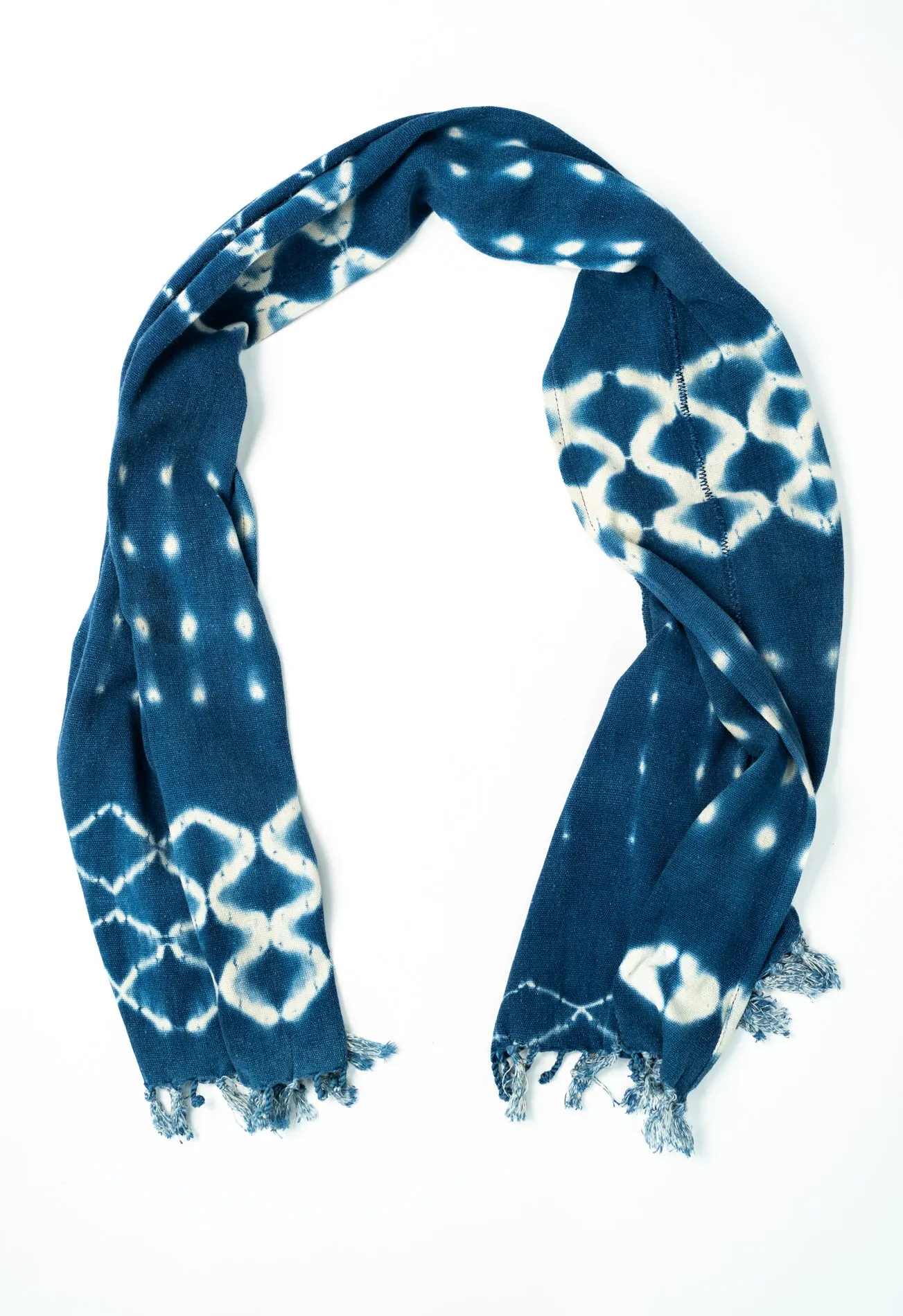 West African Indigo Handloomed Scarves