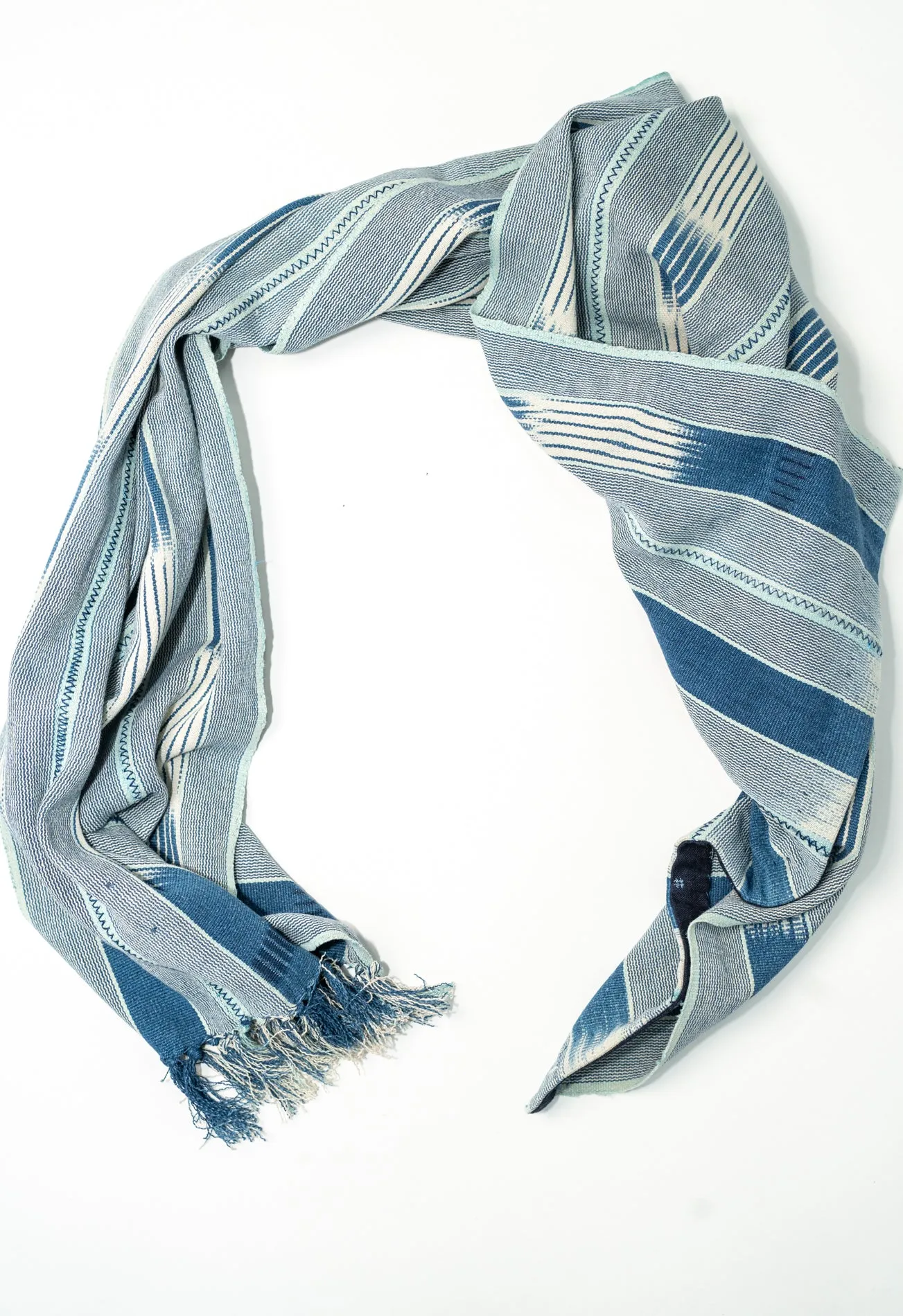 West African Indigo Handloomed Scarves