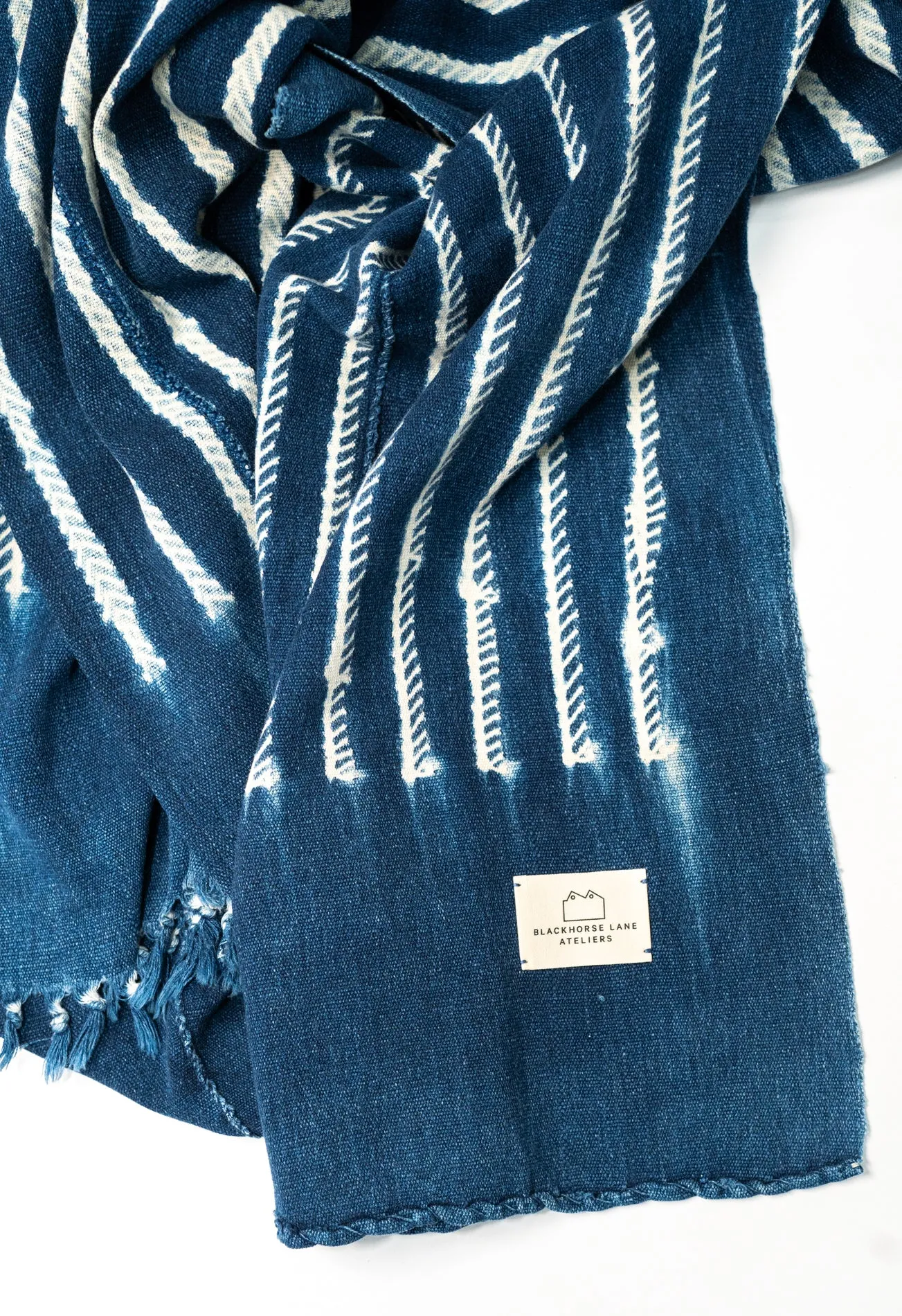 West African Indigo Handloomed Scarves