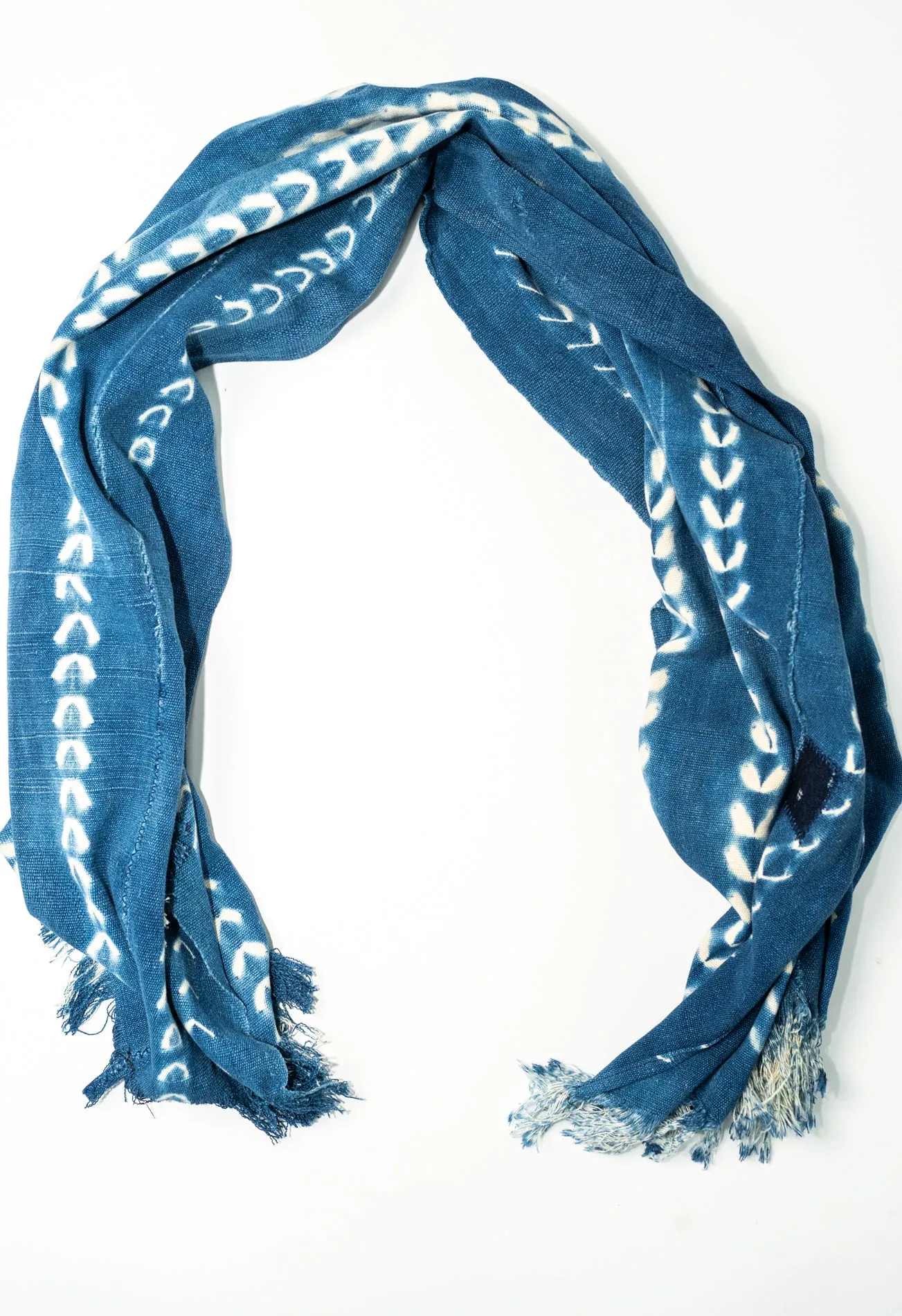 West African Indigo Handloomed Scarves