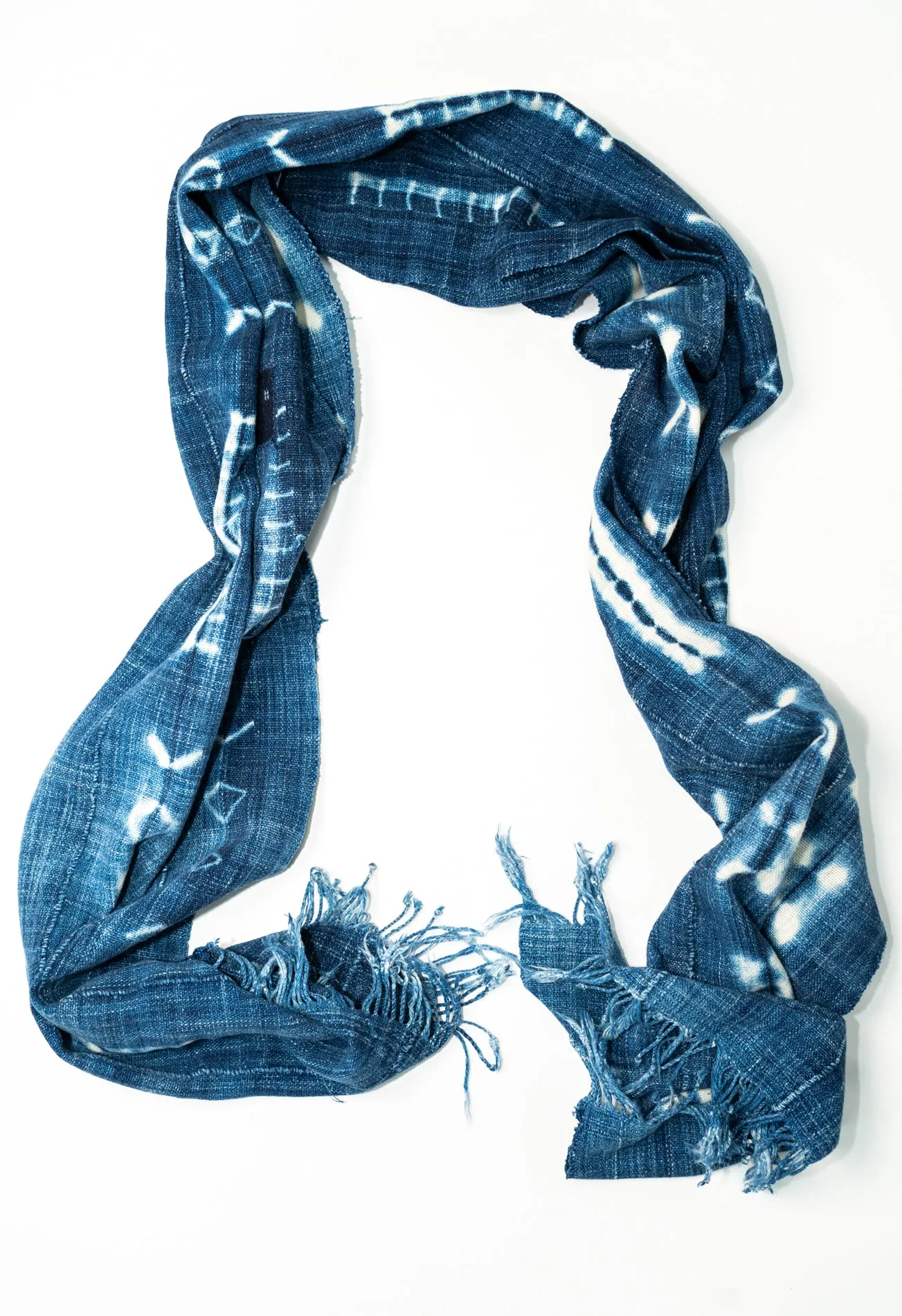 West African Indigo Handloomed Scarves