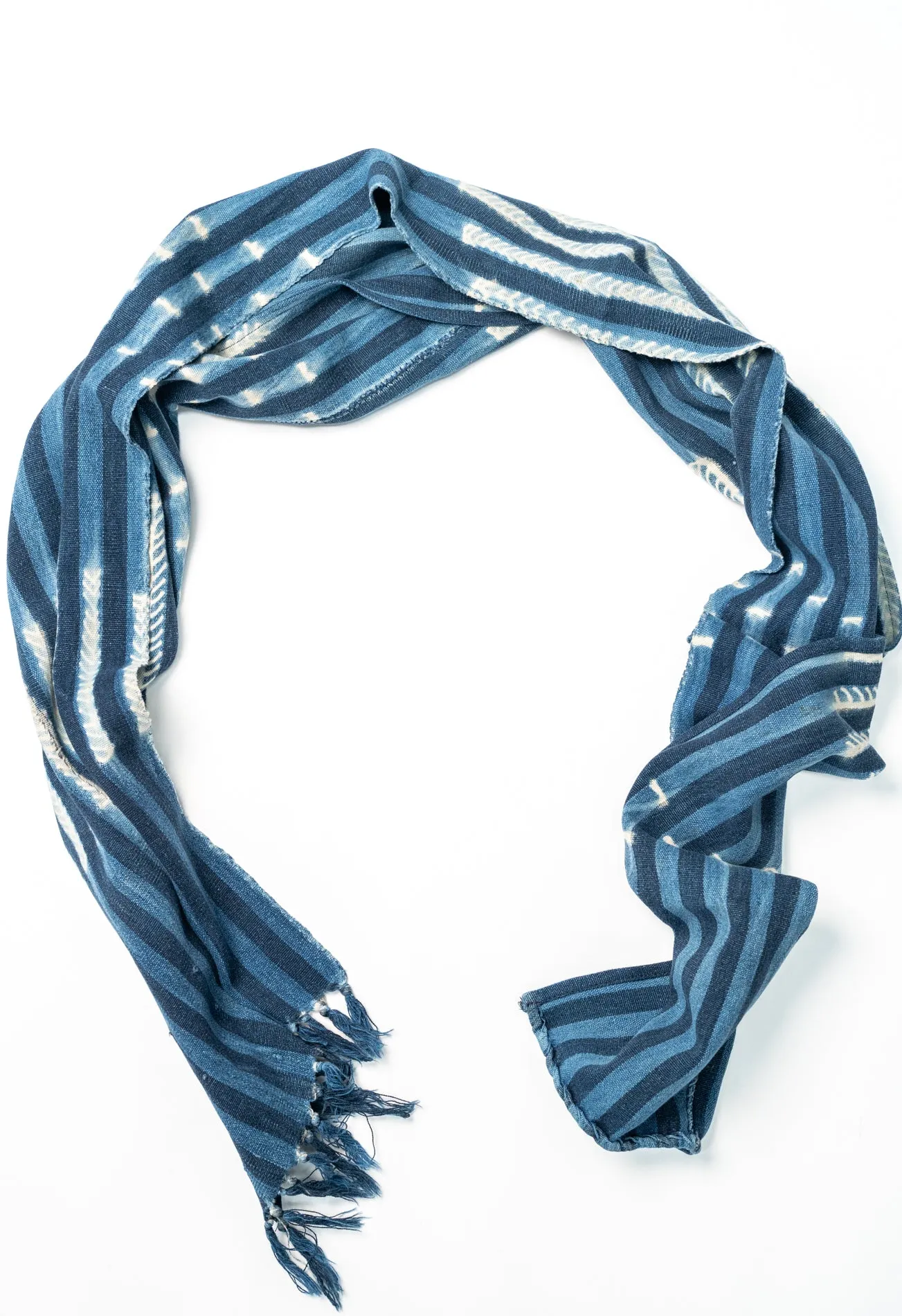 West African Indigo Handloomed Scarves