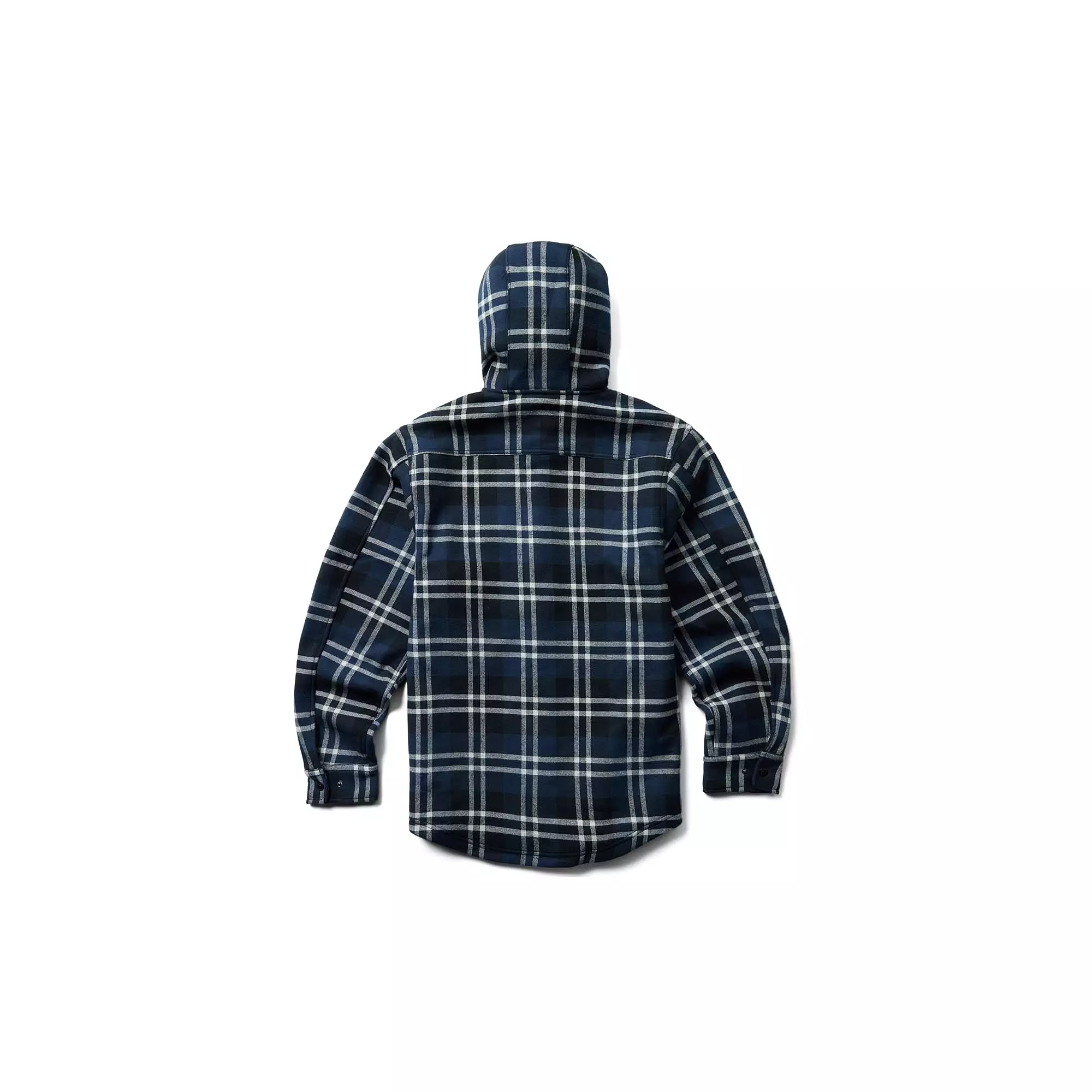 Wolverine Bucksaw Hooded Flannel Shirt Jac New Navy Plaid