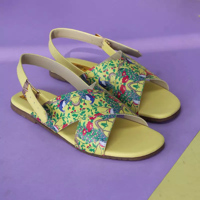 Women Graphic Kohati Flat Sandals