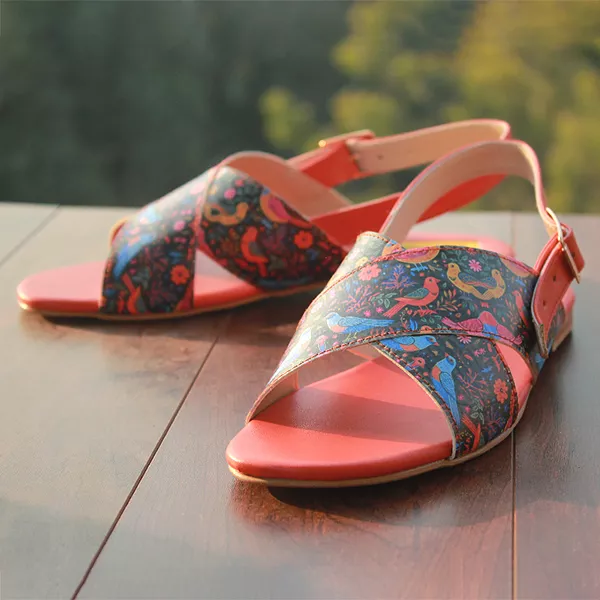 Women Graphic Kohati Flat Sandals